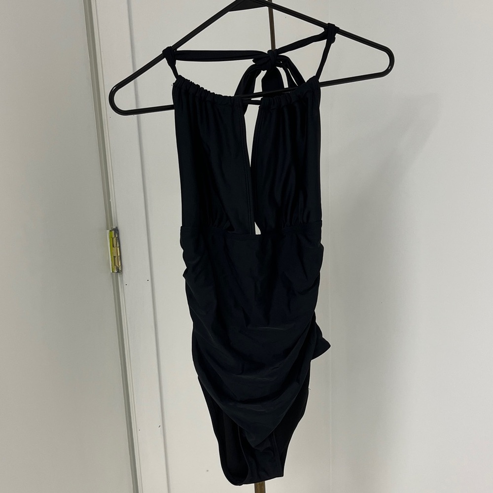 Black Halter Swimsuit